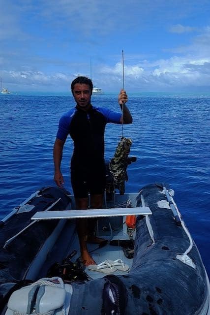 Spearfishing in the Tuamotus