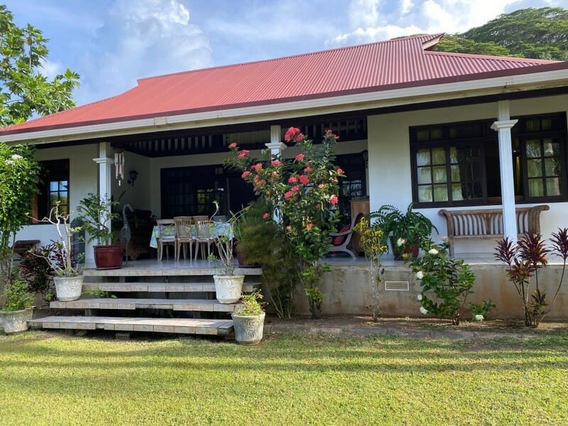 A house to ourselves in Raiatea French Polynesia