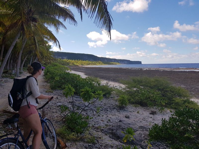 Cycling in Makatea