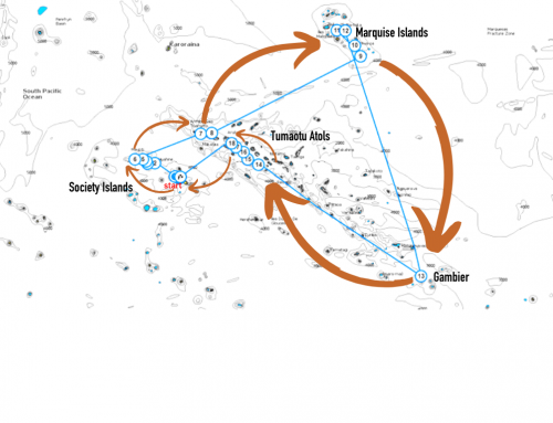 Itinerary : a year cruising in French Polynesia