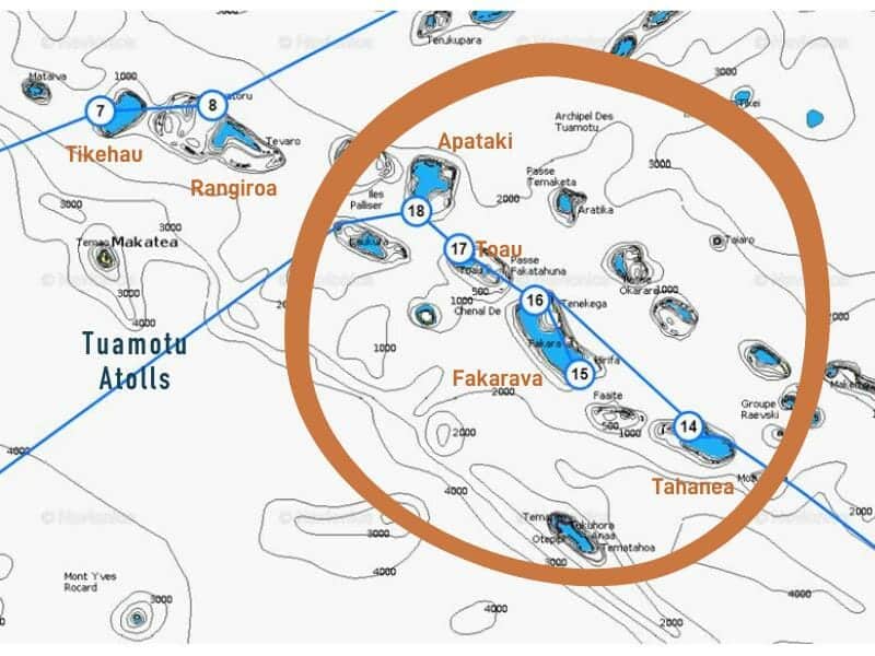 Tuamotu Atolls Tahanea Fakarava Toau and Apataki