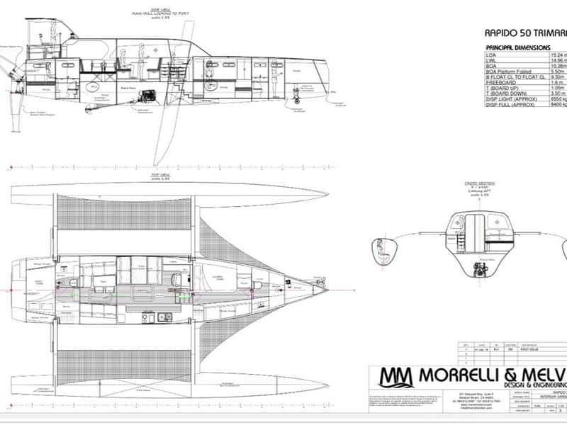 Rapido 50 Trimaran Morrelli and Melvin design