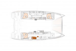 Excess 15 Catamaran Layouts - French Polynesia