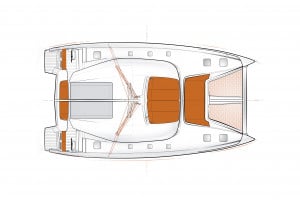 Excess 15 Catamaran Layouts - French Polynesia