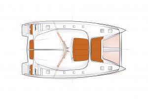 Excess 15 Catamaran Layouts - French Polynesia