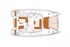 Excess 15 Catamaran Layouts - French Polynesia