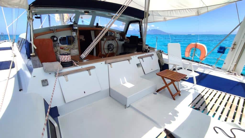 Prout Quasar 50 catamaran for sale in Tahiti
