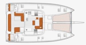 Excess 12 Catamaran Layouts - French Polynesia
