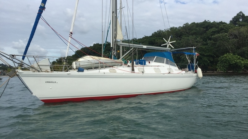 002 Aluminium sloop 44ft cutter lifing centreboard – Karkaila Universal Yachting 44