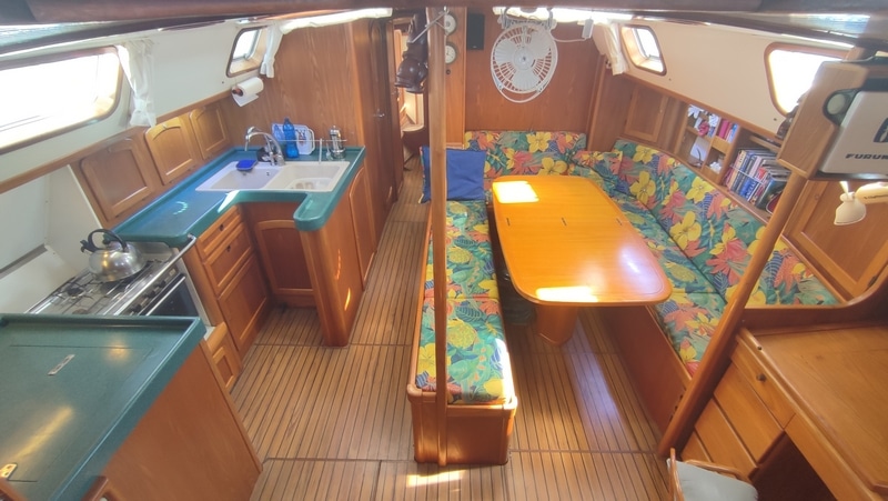 005 Aluminium sloop 44ft cutter lifing centreboard – Karkaila Universal Yachting 44
