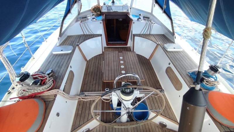 018 Aluminium sloop 44ft cutter lifing centreboard – Karkaila