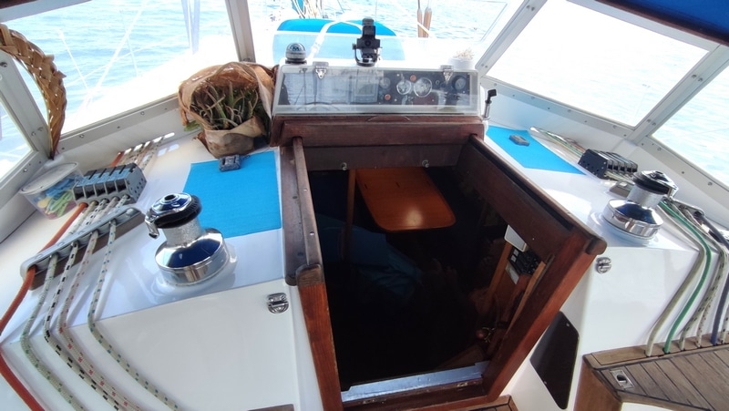 020 Aluminium sloop 44ft cutter lifing centreboard – Karkaila