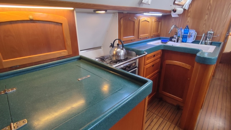 027 Aluminium sloop 44ft cutter lifing centreboard – Karkaila