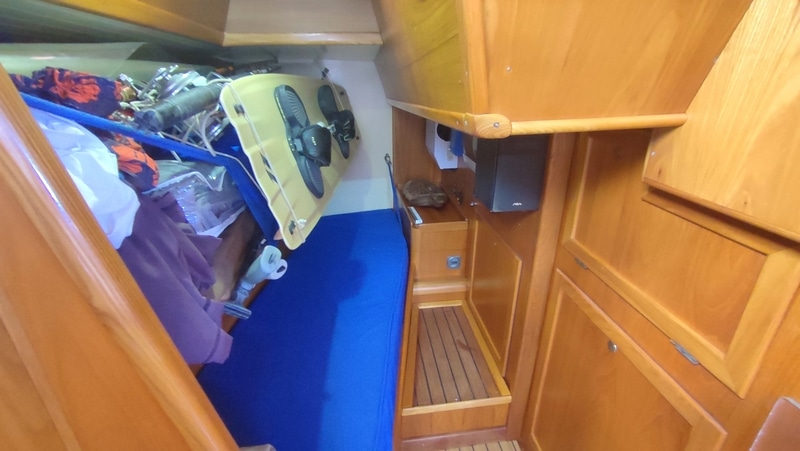 033 Aluminium sloop 44ft cutter lifing centreboard – Karkaila
