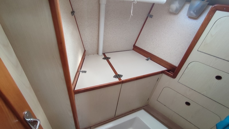 040 Aluminium sloop 44ft cutter lifing centreboard – Karkaila