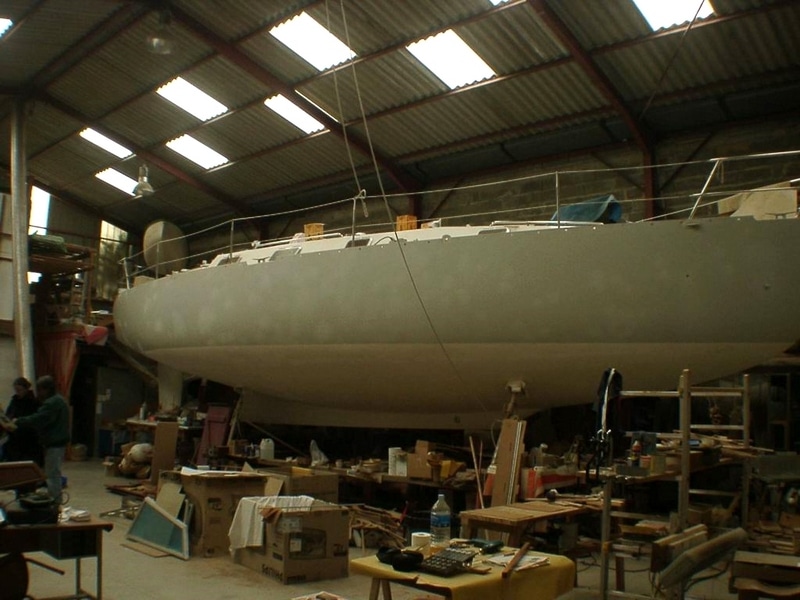 044 Aluminium sloop 44ft cutter lifing centreboard – Karkaila