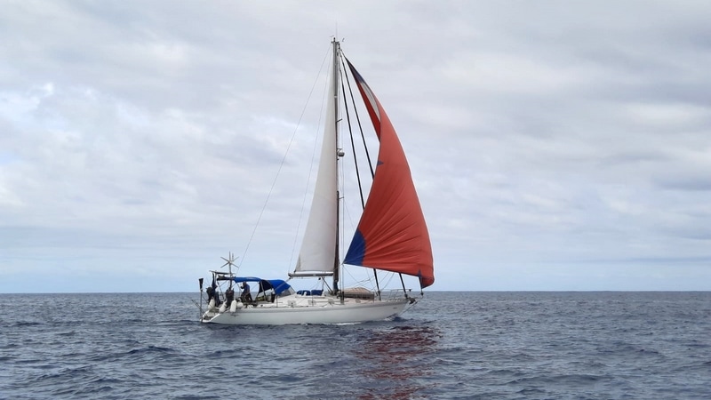 047 Aluminium sloop 44ft cutter lifing centreboard – Karkaila