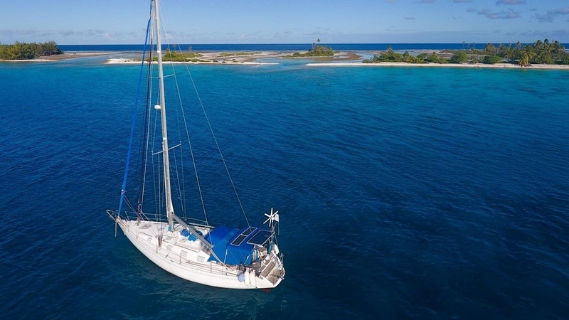 048 Aluminium sloop 44ft cutter lifing centreboard – Karkaila