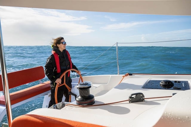 excess 14 helm 2 Excess 14 sailing in strong winds