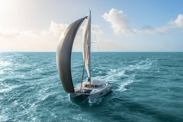 excess 14 spinnaker dans la brise
