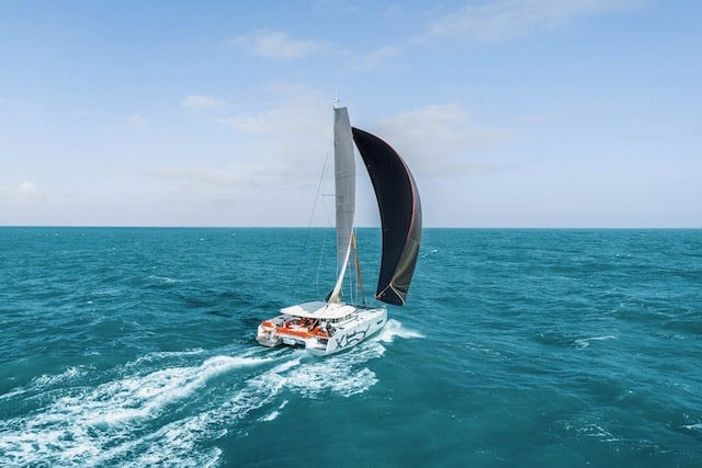 excess 14 spinnaker full speed from behind