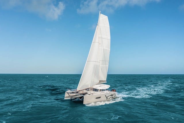 excess 14 with code zero 2 Excess 14 sailing in strong winds