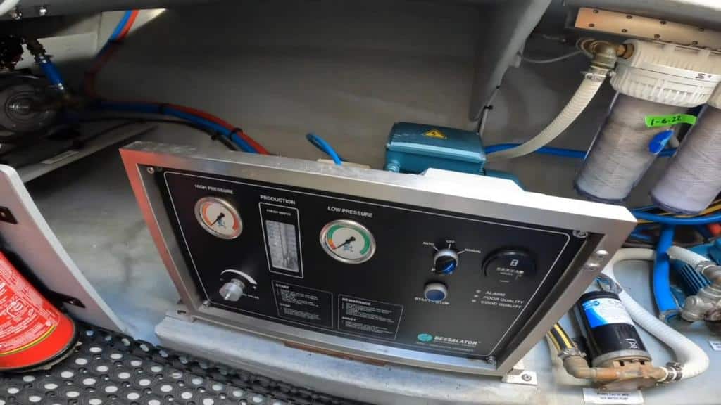 072 Privilege 5 Series 2019 – port engine room water maker 2