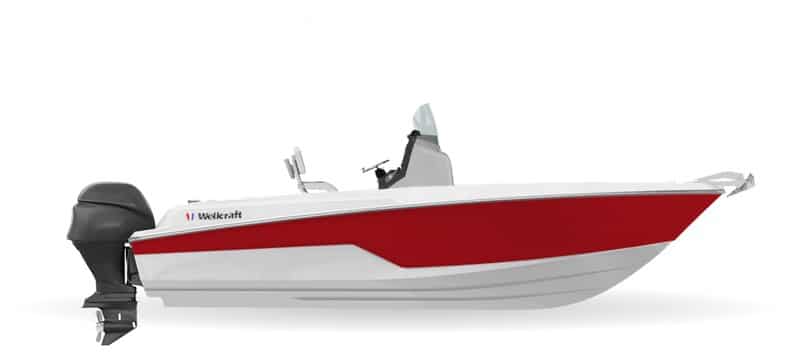Wellcraft-222Fisherman-red