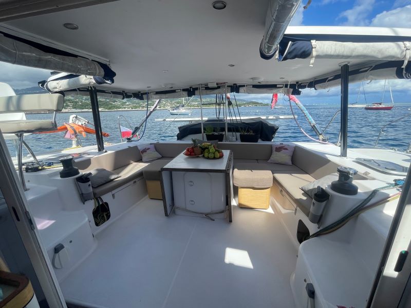 Outremer 51 cockpit 1 Outremer 51 2017 Black Mamba