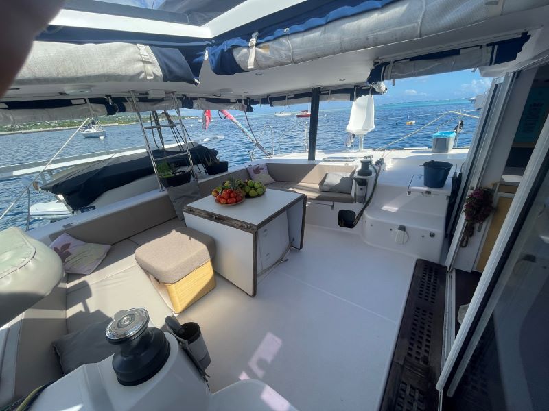 Outremer 51 cockpit 3 Outremer 51 2017 Black Mamba