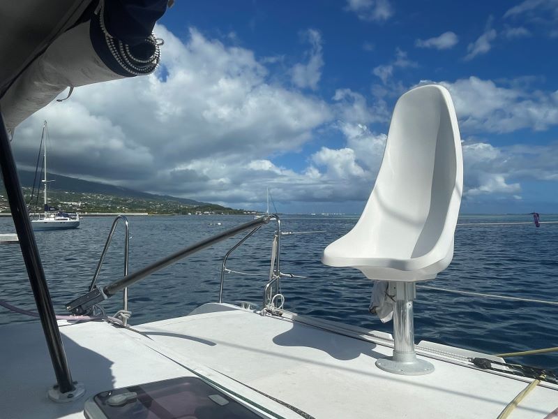 Outremer 51 siege barre franche Outremer 51 2017 Black Mamba