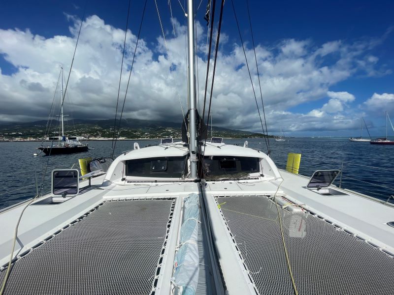 Outremer 51 trampoline 3 Outremer 51 2017 Black Mamba