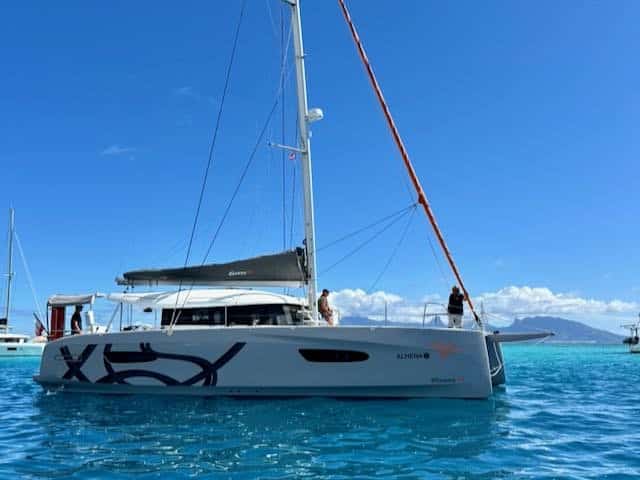 Excess 14 catamaran in Tahiti