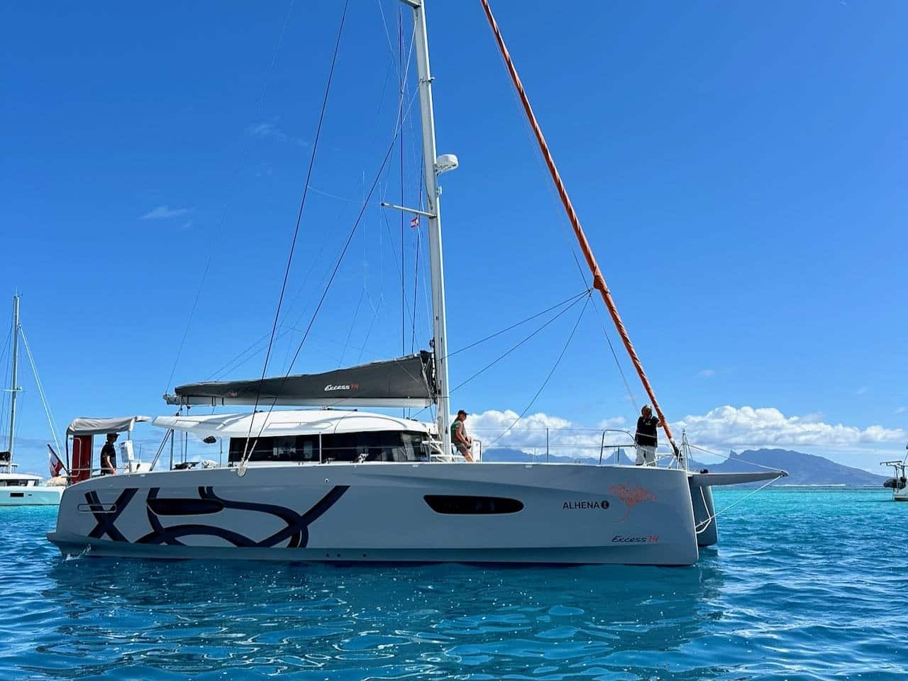 Excess 14 catamaran in Tahiti