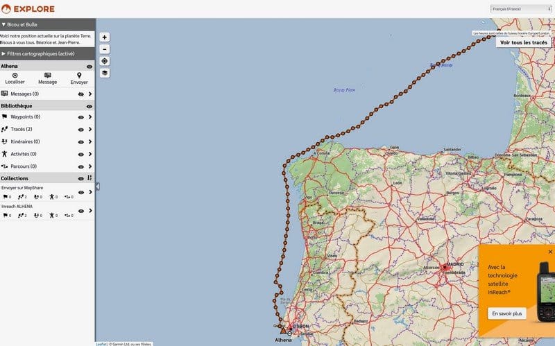 Garmin routing