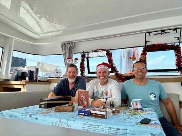 Christmas Party on an Excess 11 Xmas party on a catamaran Excess 11