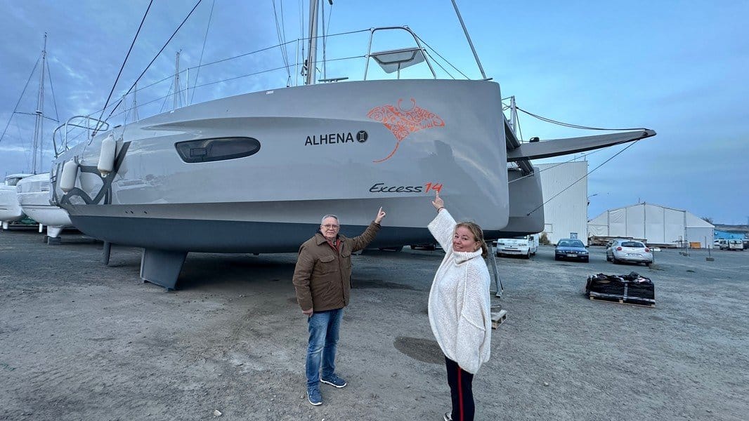 Proud owners of an Excess 14 catamaran