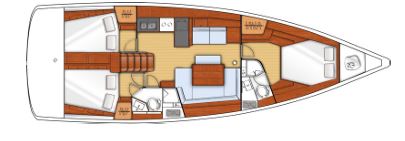 Oceanis 45 Layout
