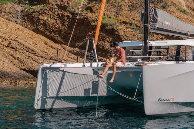 Banque images Excess 13 catamaran excess 13