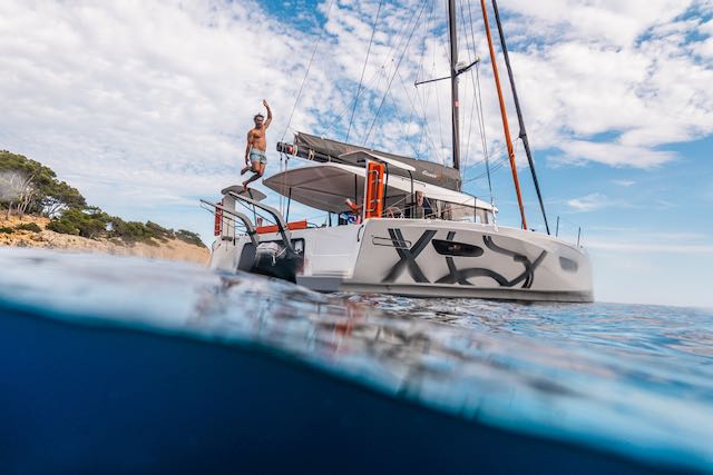 Banque images Excess 13 catamaran excess 13