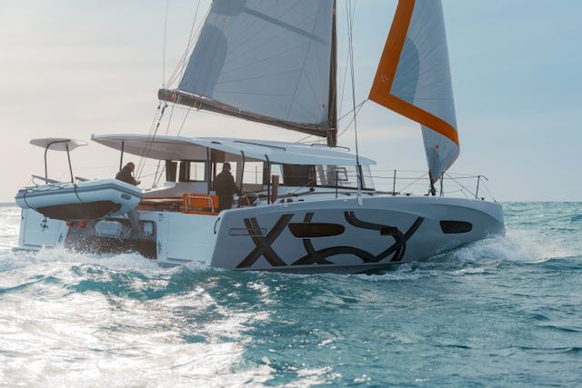 Excess 13 catamaran pictures with Sail Tahiti – 48 sur 51 catamaran excess 13