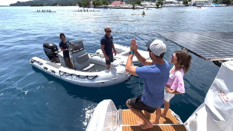 boat caretaking in Tahiti