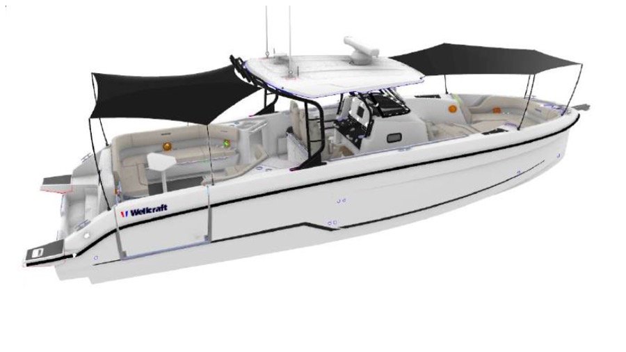 Wellcraft 38 T-Top photo 7 Wellcraft 38 T-Top sun awnings