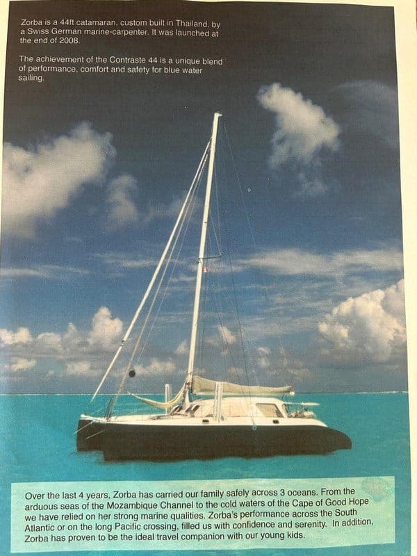 112 Performance Catamaran Contraste 44 – ZORBA