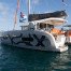 Excess 11 at anchor in Martinique
